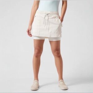 NWT Athleta Trekkie Skort Size 4 White